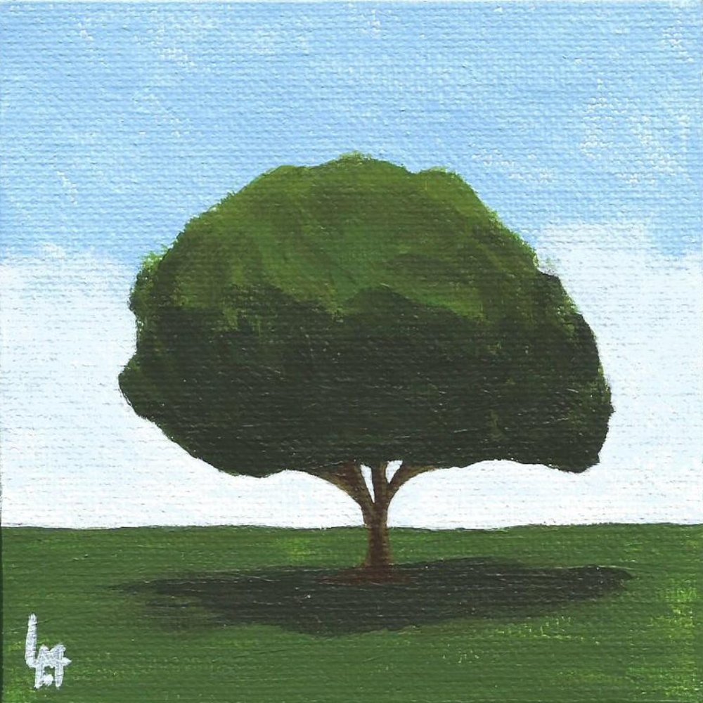 Acrylic Painting - Day Tree